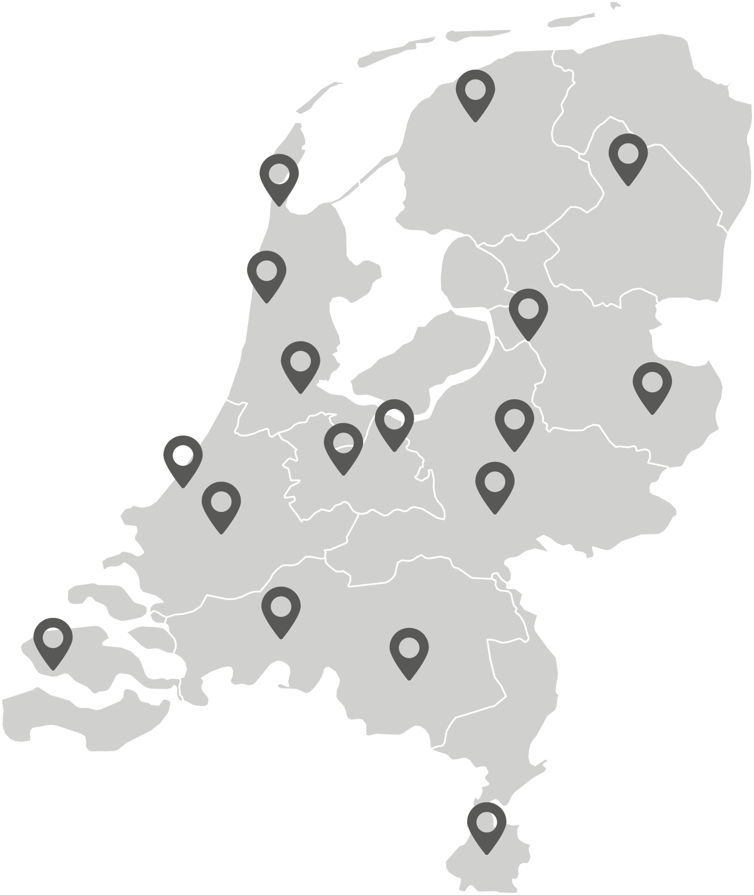 Altijd een examenlocatie bij jou in de buurt.