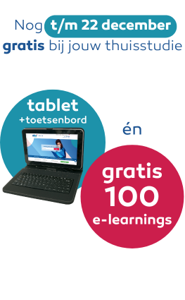 Gratis Tablet incl. toetsenbord bij inschrijving