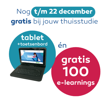 Gratis Tablet incl. toetsenbord bij inschrijving